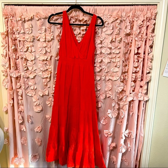 NWT reddish orange sundress lightweight size M - Picture 5 of 10